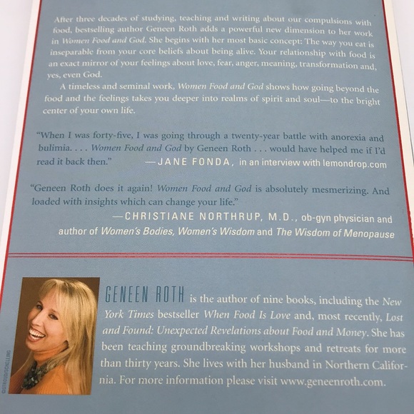 Book-Women Food And God by: Geneen Roth—#1 New York Times BestSeller - Picture 7 of 7